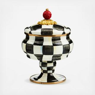 Courtly Check Stainless Steel Curiosity Pot