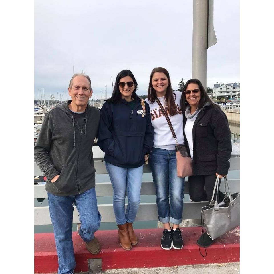 Chuck, Alyssa, Liana, and Norma in Half Moon Bay