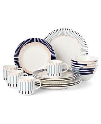 Kate Spade, Brook Lane Dinnerware, Set of 16