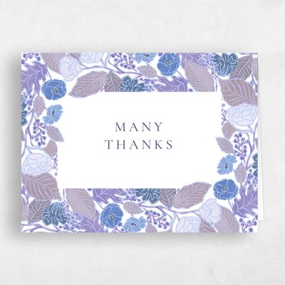 Purple Wedding Thank You - Elody Landscape