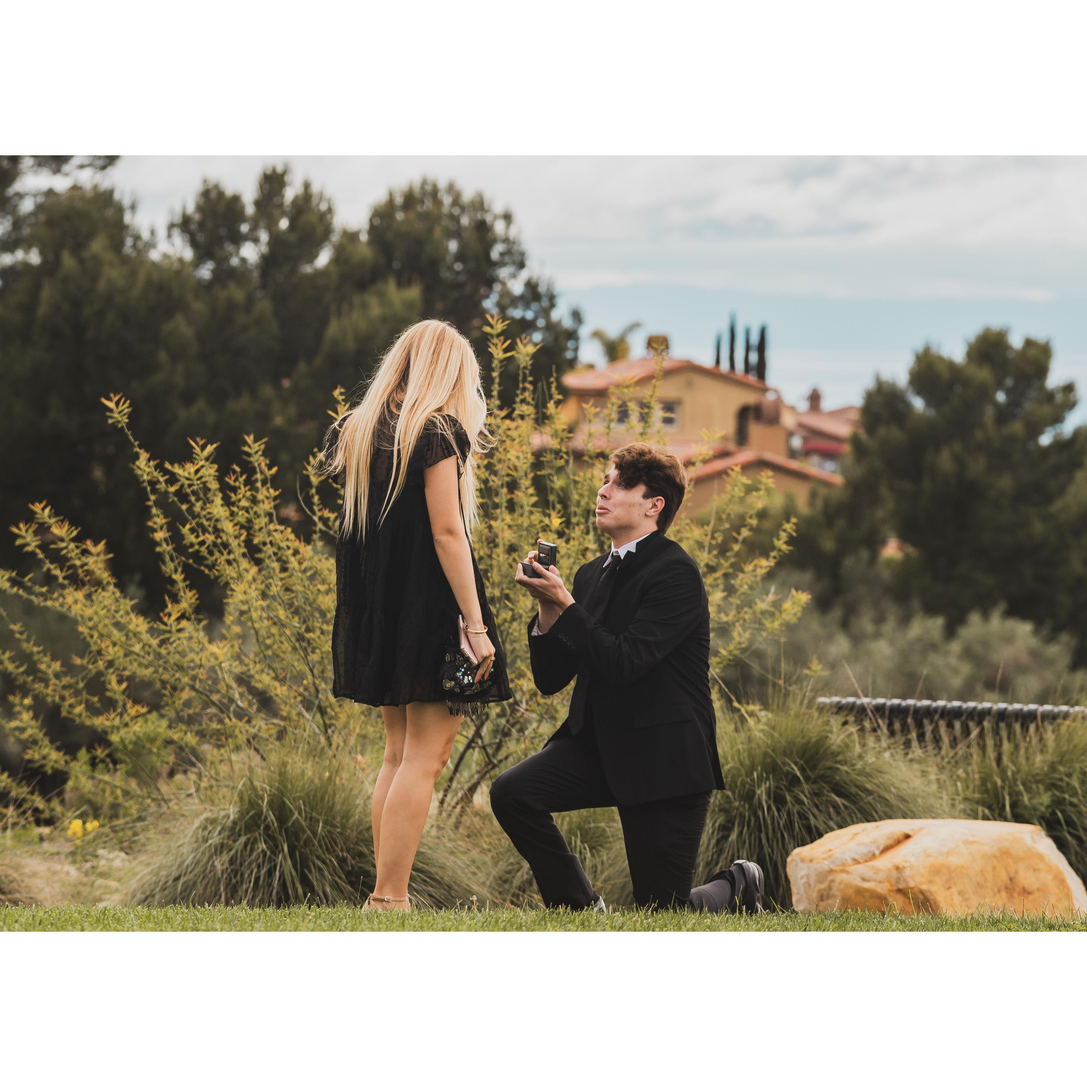 May 16, 2021 Jake proposed! AND I SAID YES!