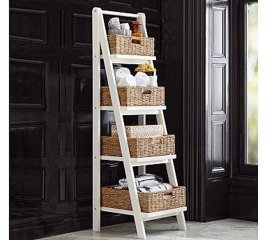 Ainsley Ladder Floor Storage with Baskets