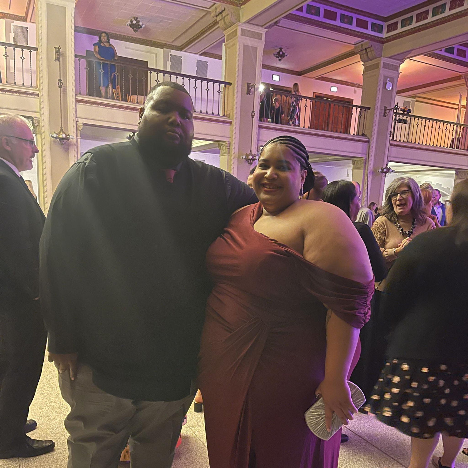 At a fancy work event !