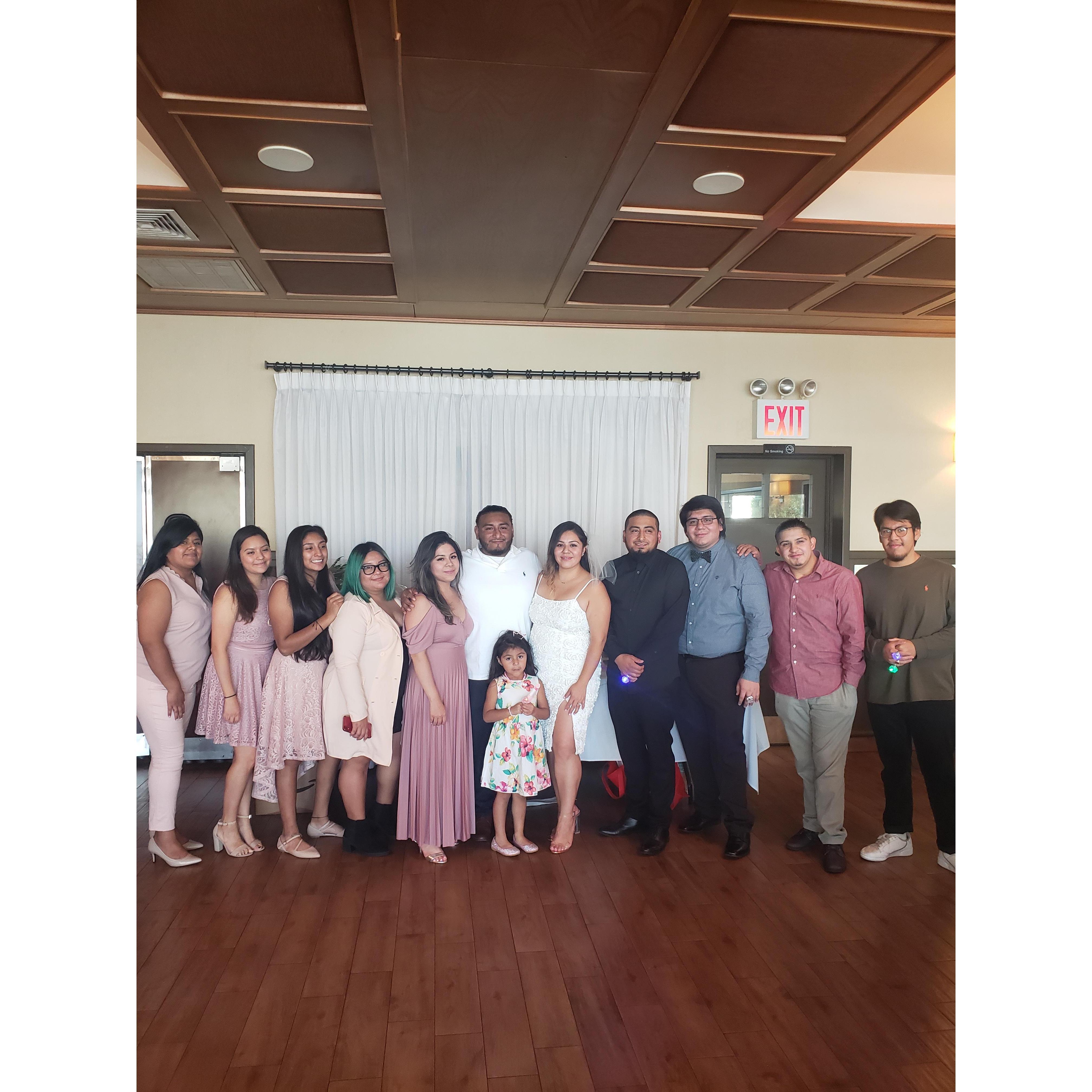 Meet the Maid of Honor, Best Man, bridesmaids and Groomsman.