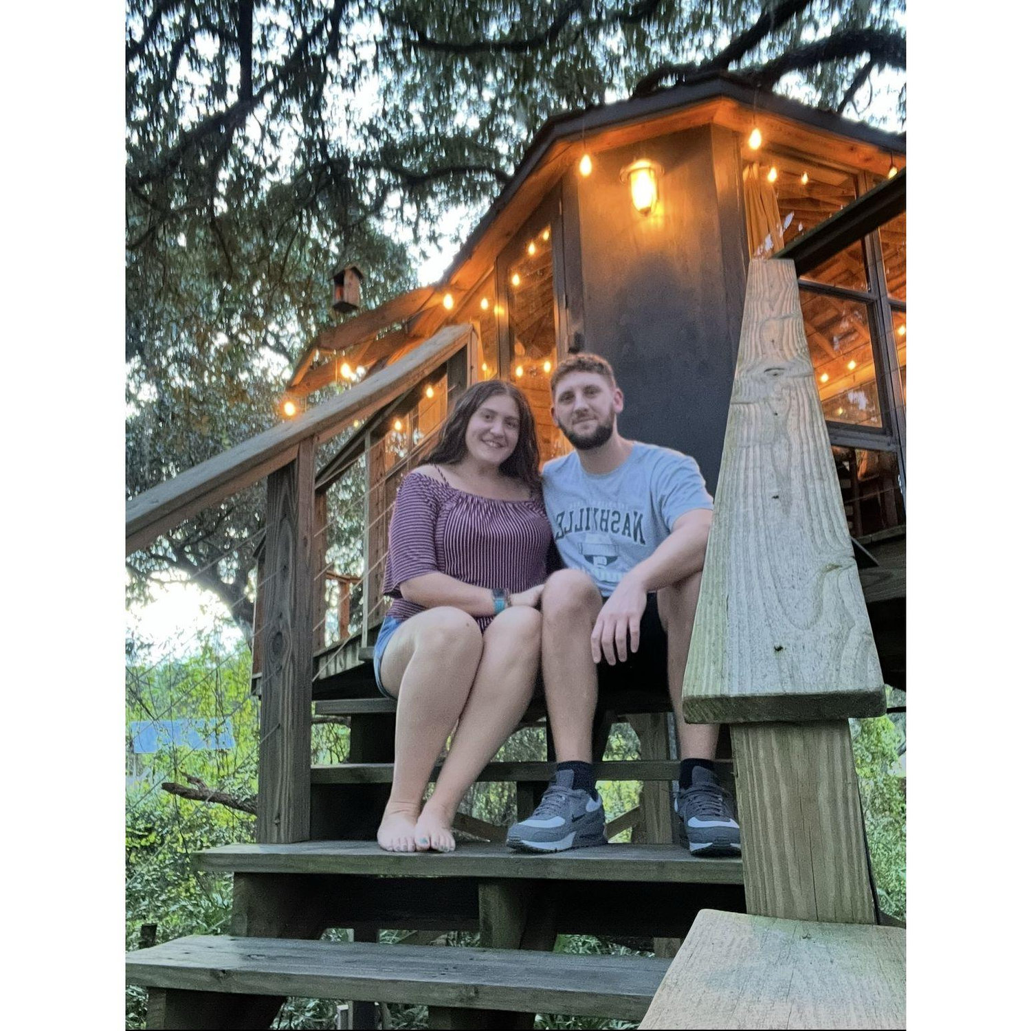 We had such a fantastic weekend staying in this tree house