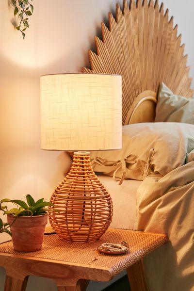 Bri Rattan Table Lamp