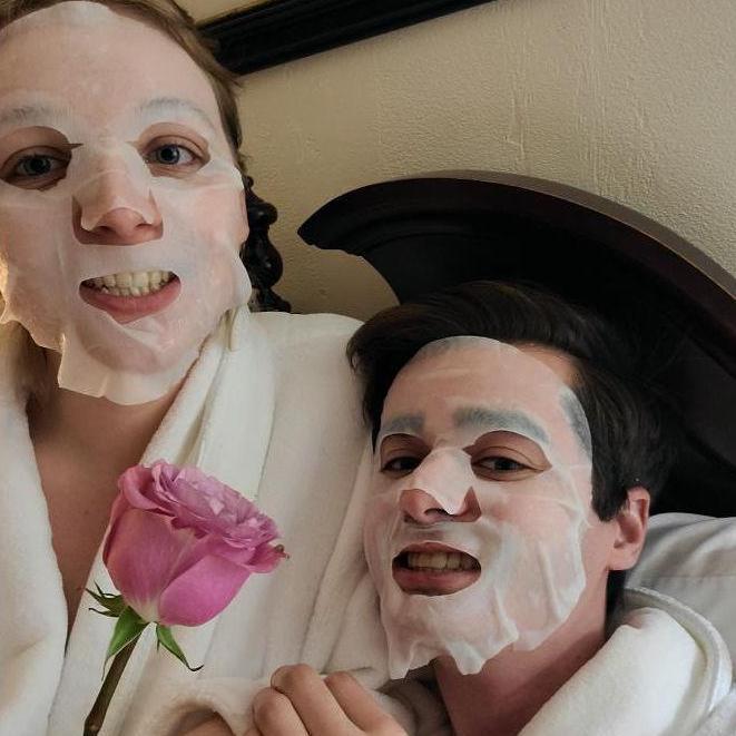 Spa date night for Valentine's day!