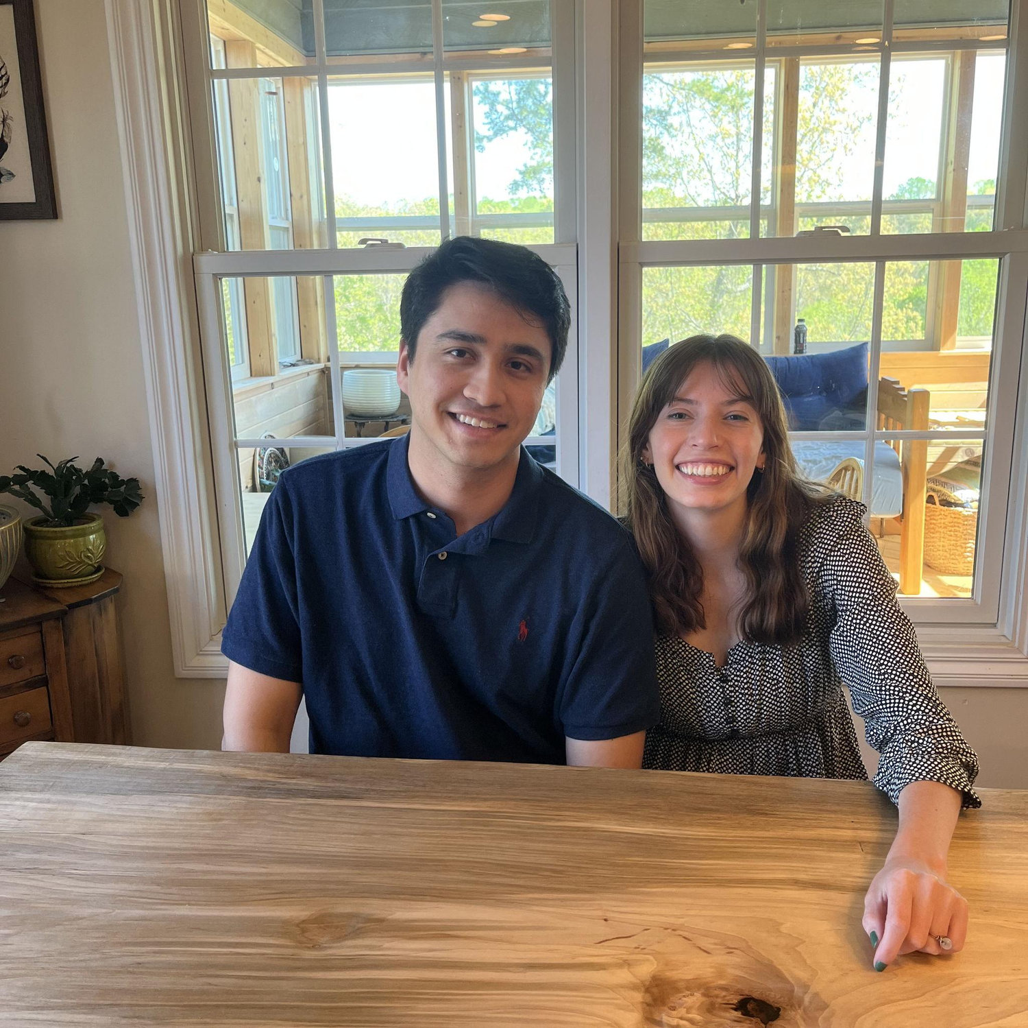 Easter 2023 at Griffin's parents' house. This was our first big family holiday together!