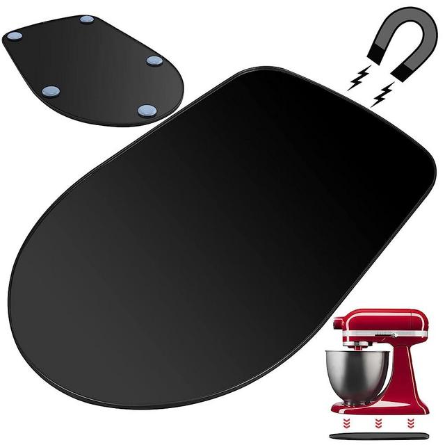 Metal Mixer Slider Mat for KitchenAid Stand Mixer - Kitchen Appliance Sliding Tray Countertop Mixer Mover Slide Mats Pad Compatible with Kitchen Aid 4.5-5 Qt Tilt-Head Stand Mixer Artisan Classic