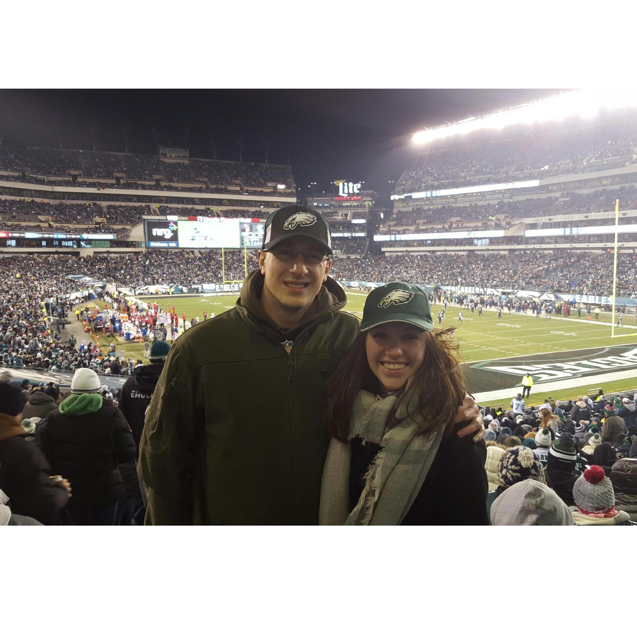 Our 2nd Eagles Game!
