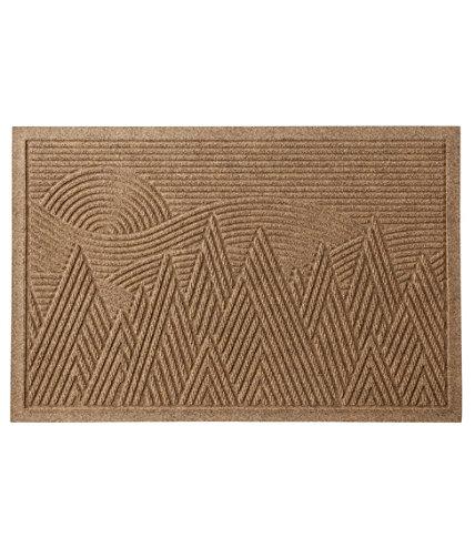 Everyspace Recycled Waterhog Doormat, Mountain Scene