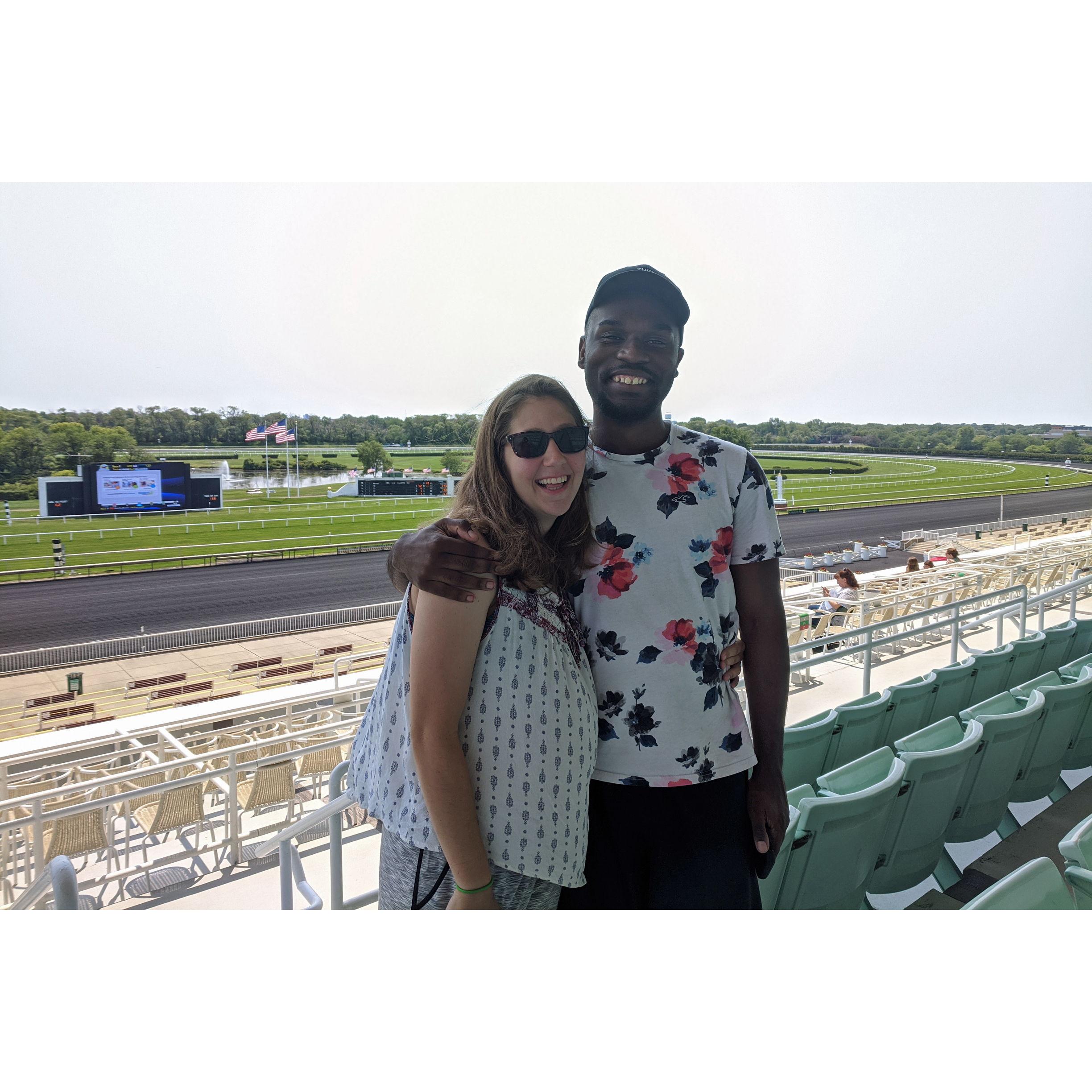 First time at the races!