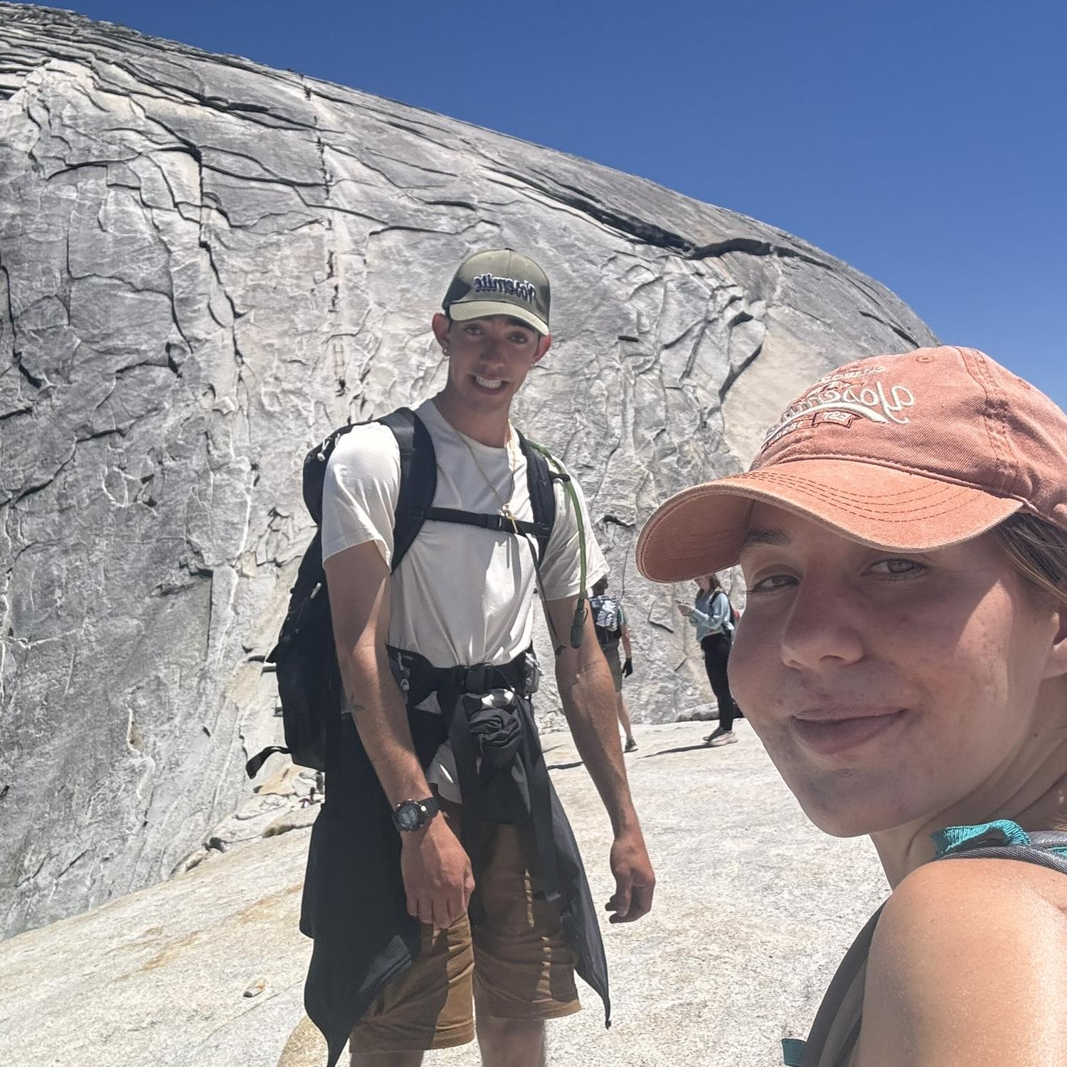 Halfdome before chickening out🐓😂