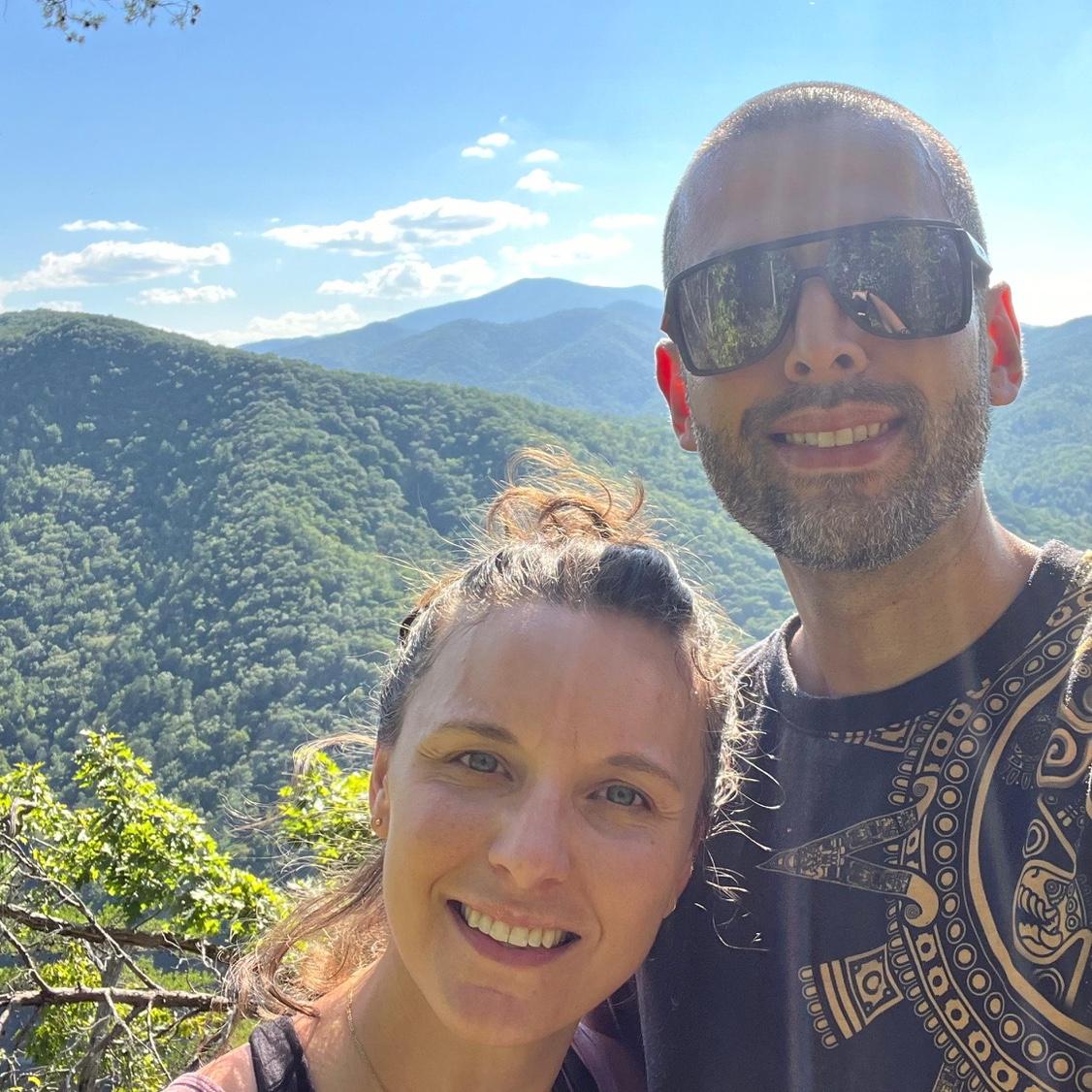 Hiking near Hot Springs, North Carolina (August 2024)