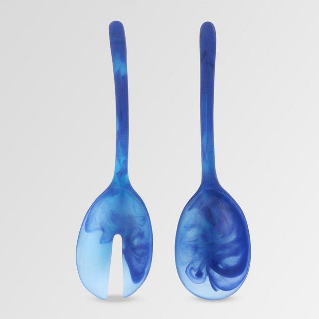 Dinosaur Designs Resin Stone Servers - Cobalt