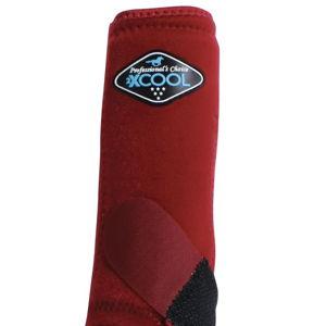 Professional's Choice 2XCOOL Sports Medicine Horse Boots | Protective & Breathable Design for Ultimate Comfort, Durability & Cooling in Active Horses | 2 Pack Medium Crimson Red