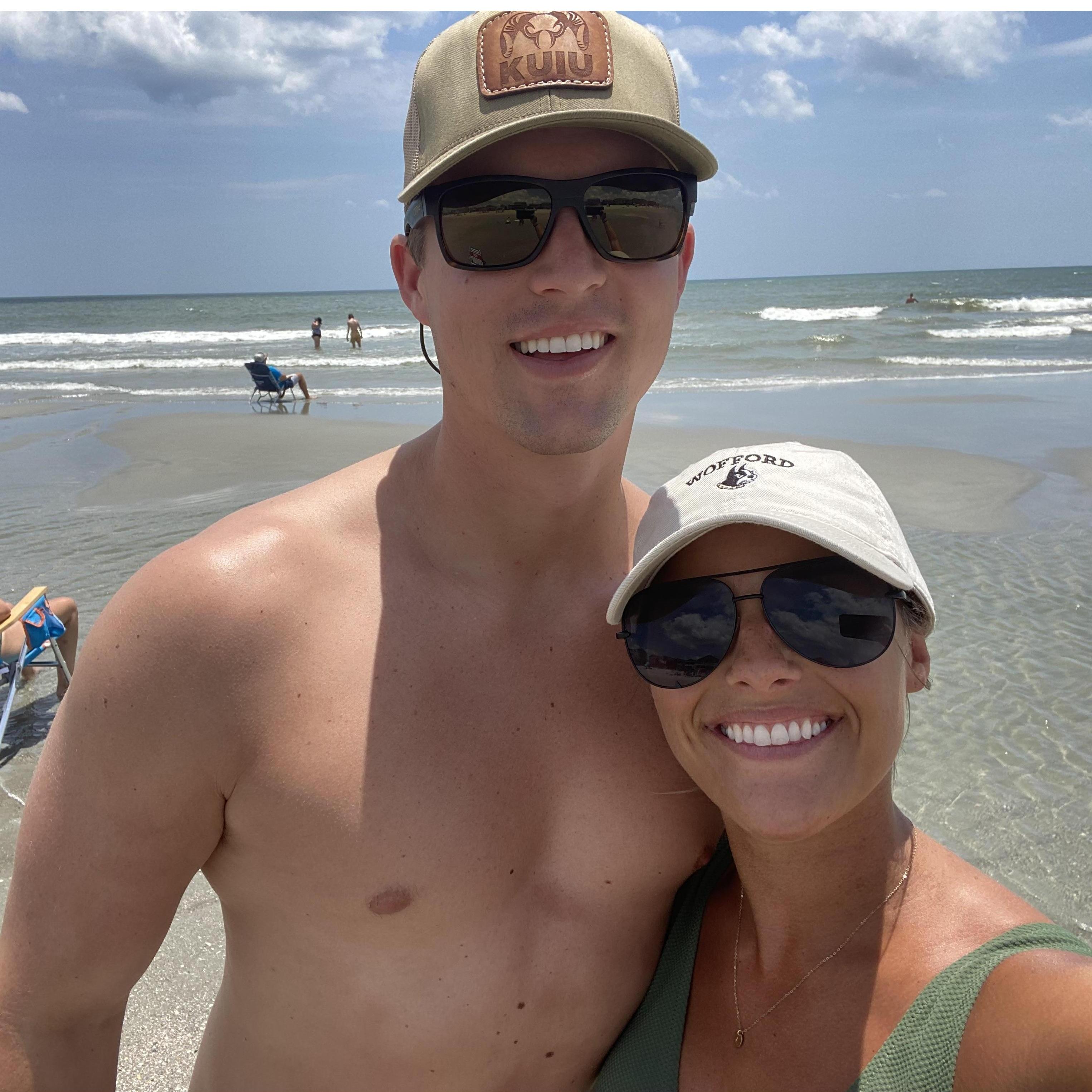 Our first family beach trip as a married couple!