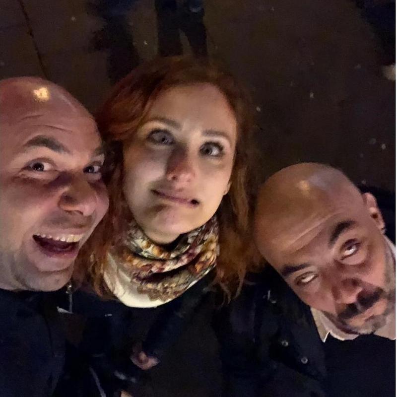 Another feature is our special sense of humor. But actually we act like this most of the time 😆 
Hamburg, 2018 with dear Amer 😻