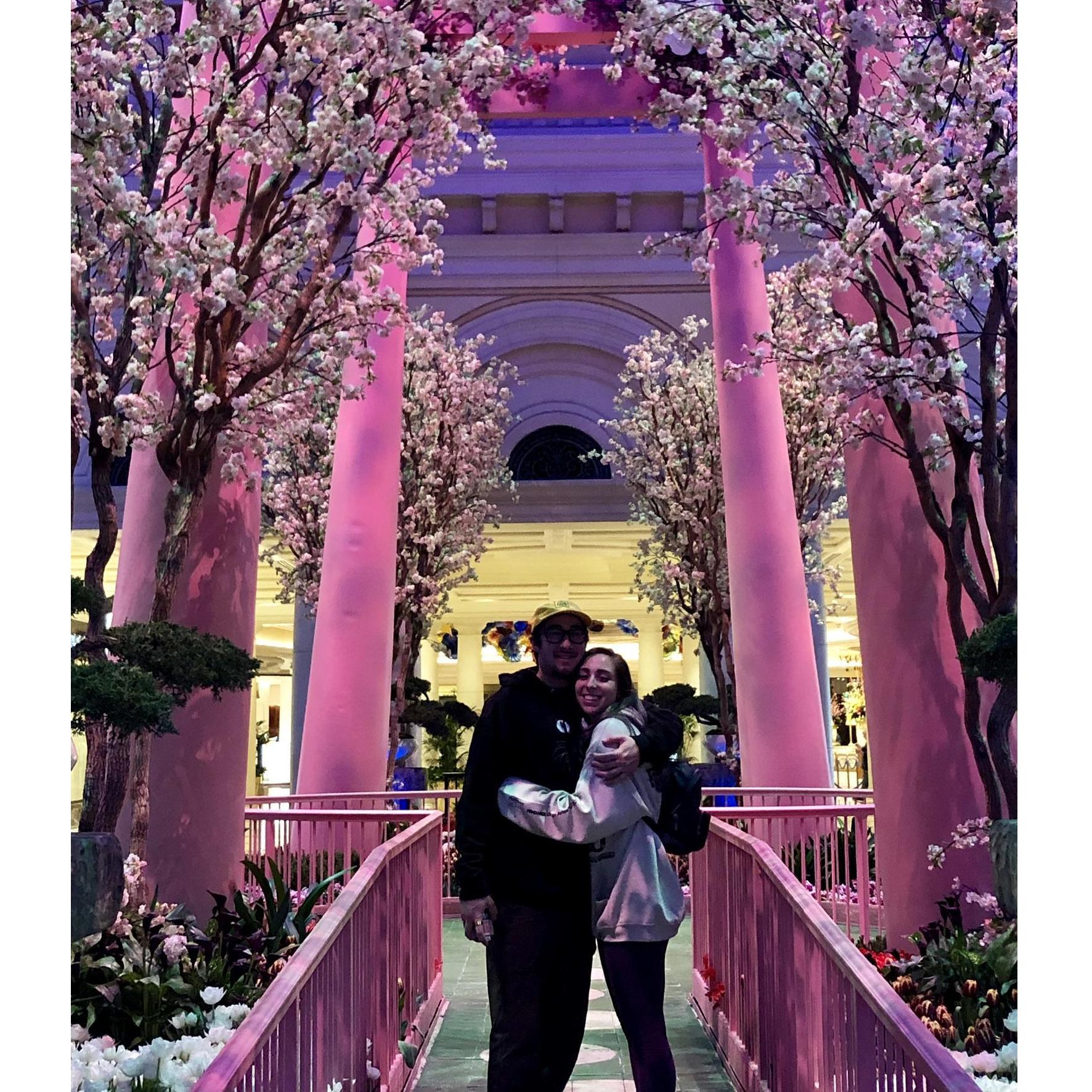 Late night adventures on the strip in Vegas