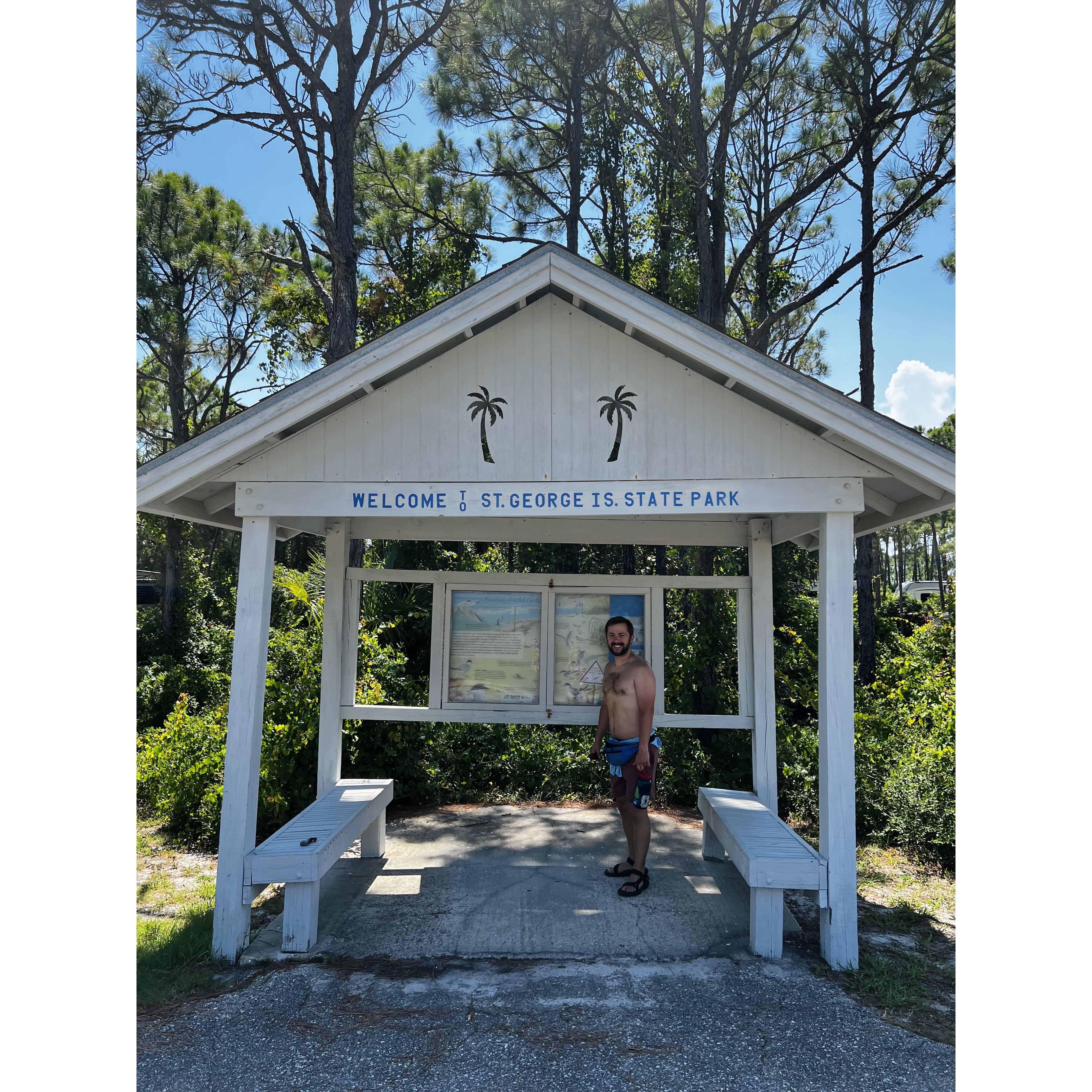 Camping at St. George Island St. Park