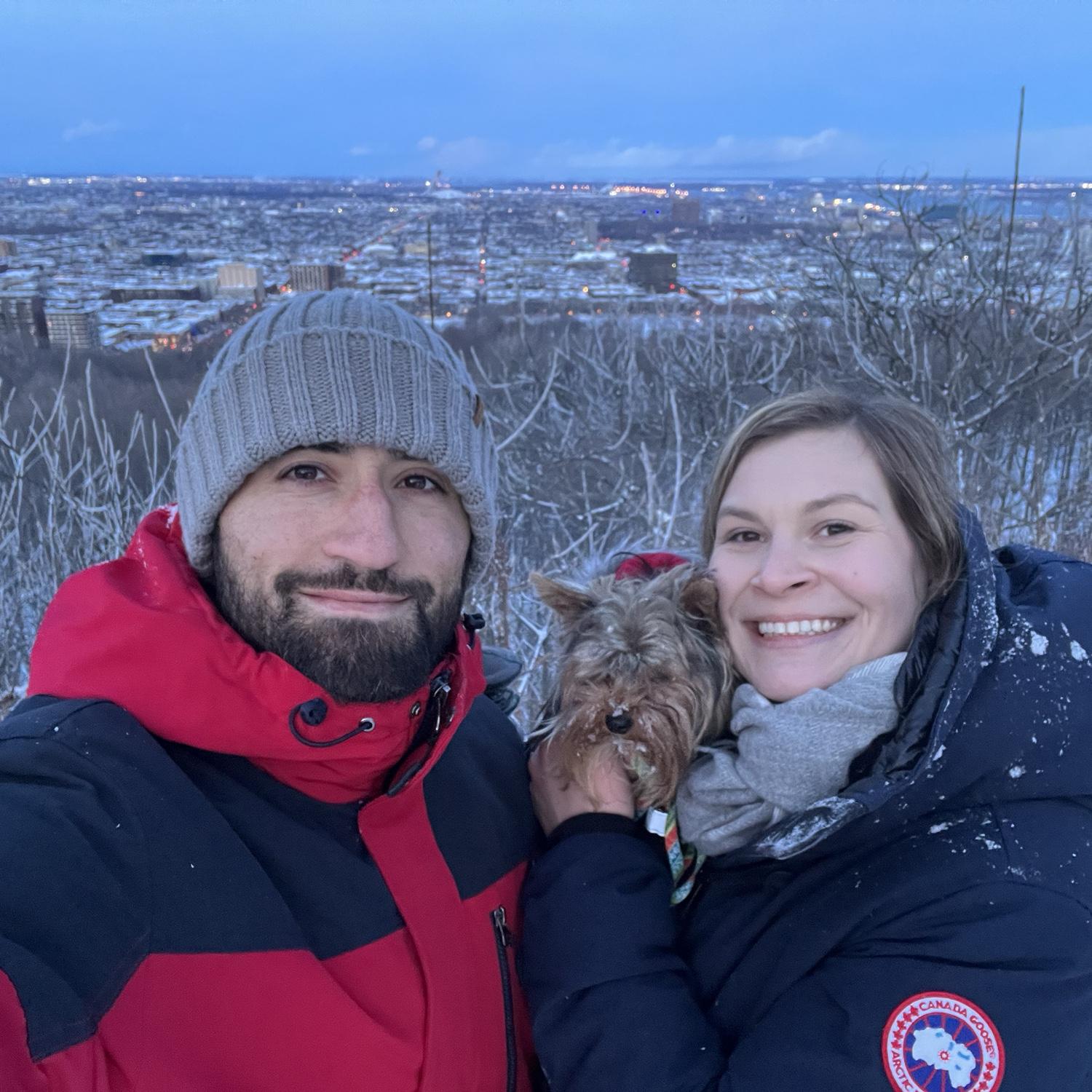Our little family in Montreal 💗