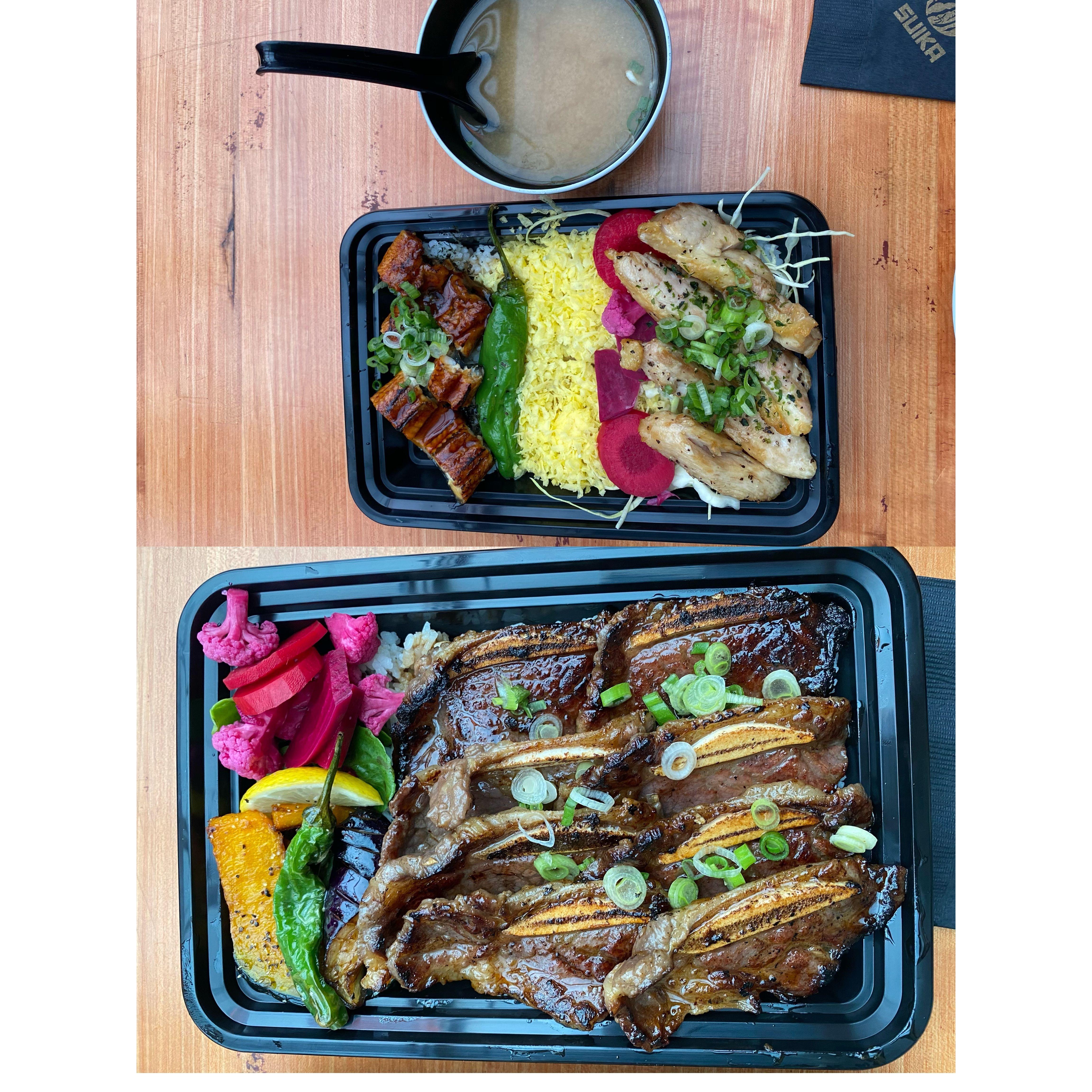 What we ate on our very first date!