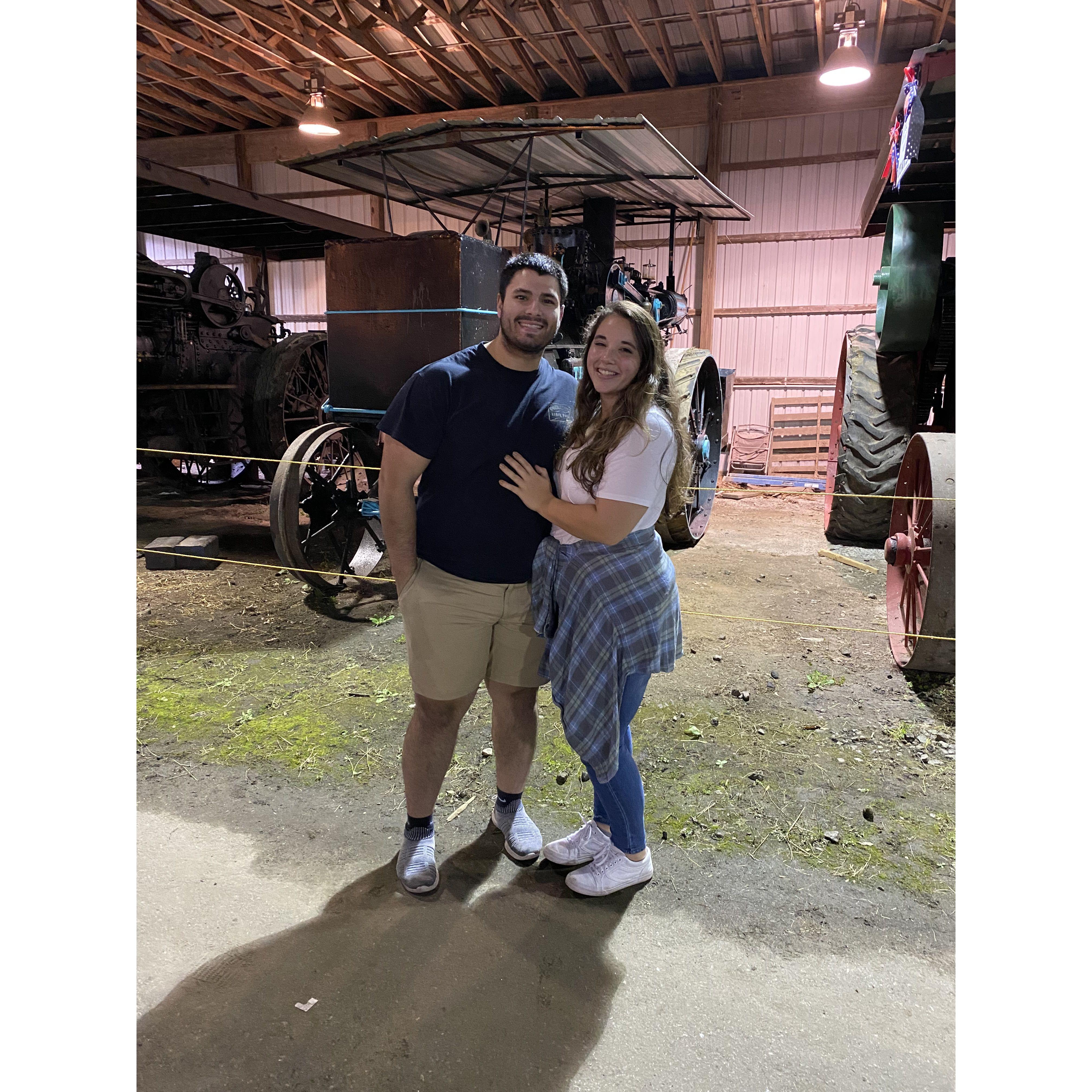We went back to the carnival where we had our second date! 2020