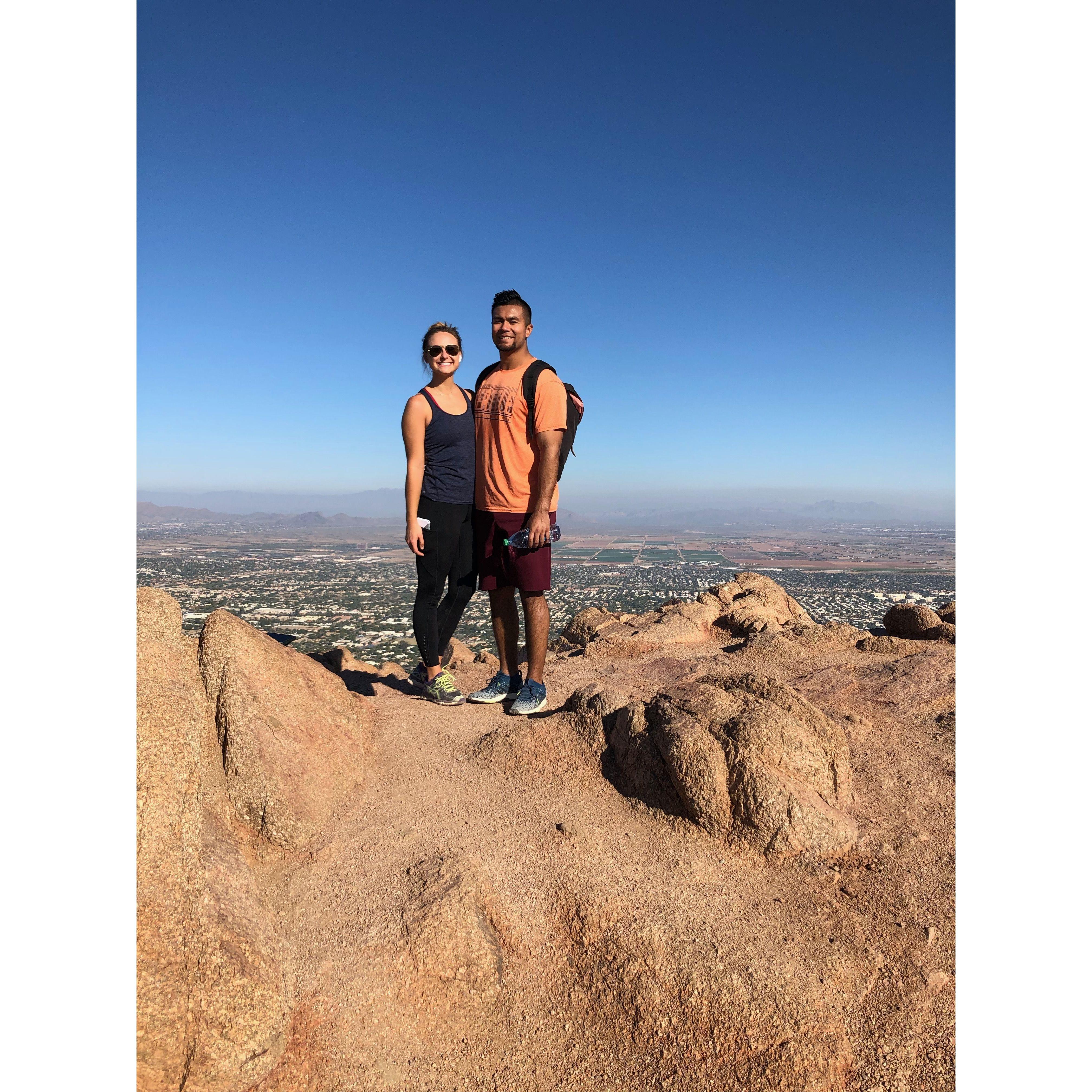 Scottsdale, AZ (our first trip together)