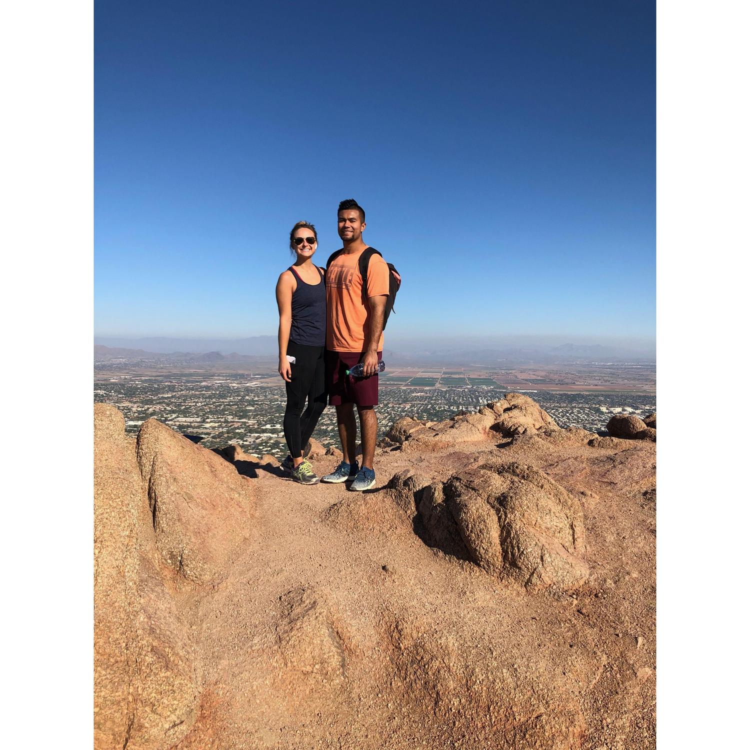 Scottsdale, AZ (our first trip together)
