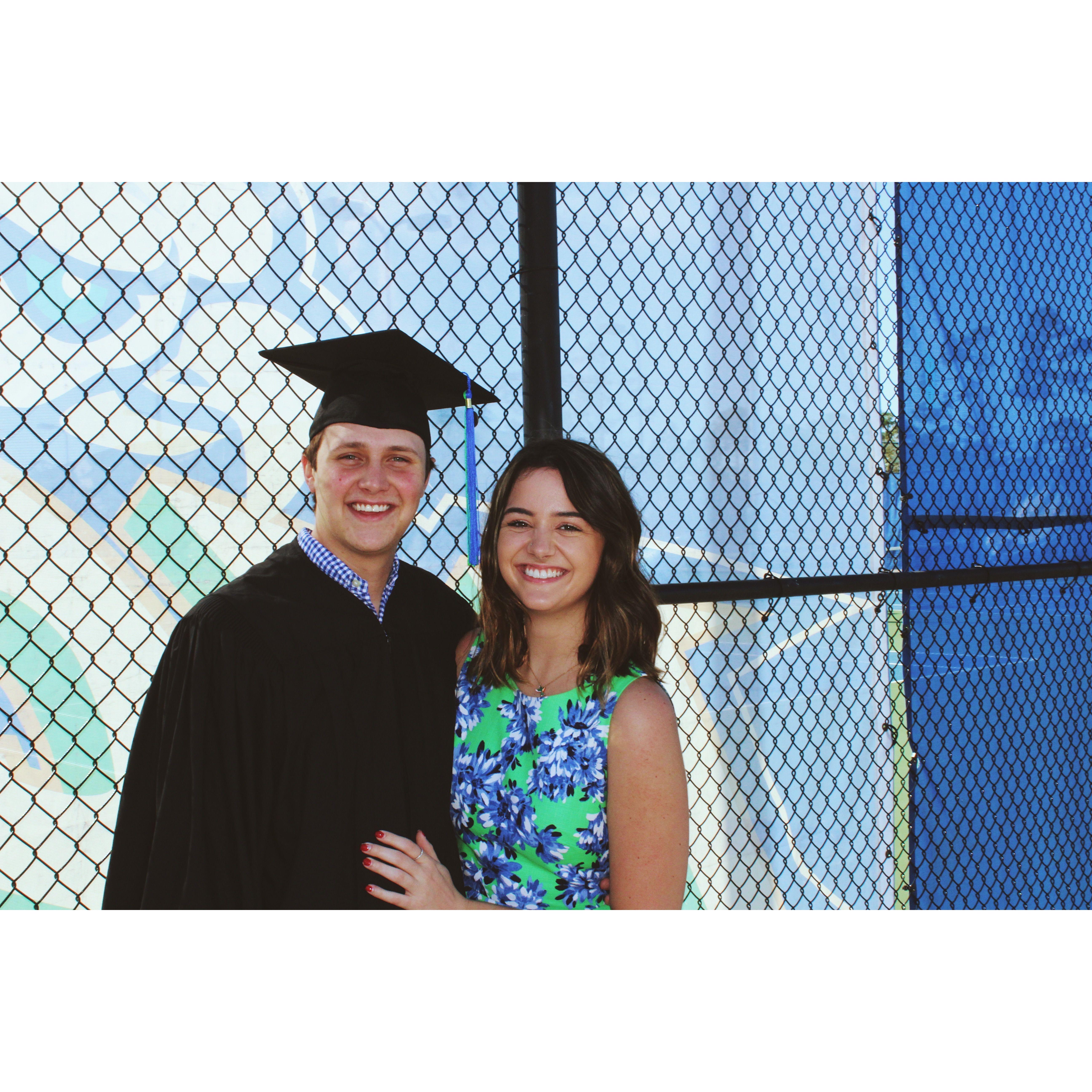 Kevin graduates college!