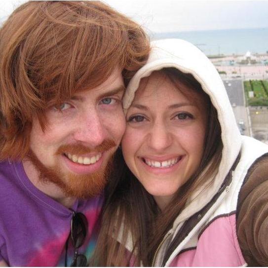 On top of Roosevelt University - Chicago / pre-haircuts & glasses :)