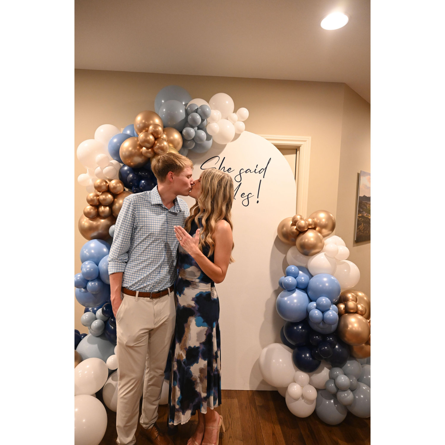She said yes!
