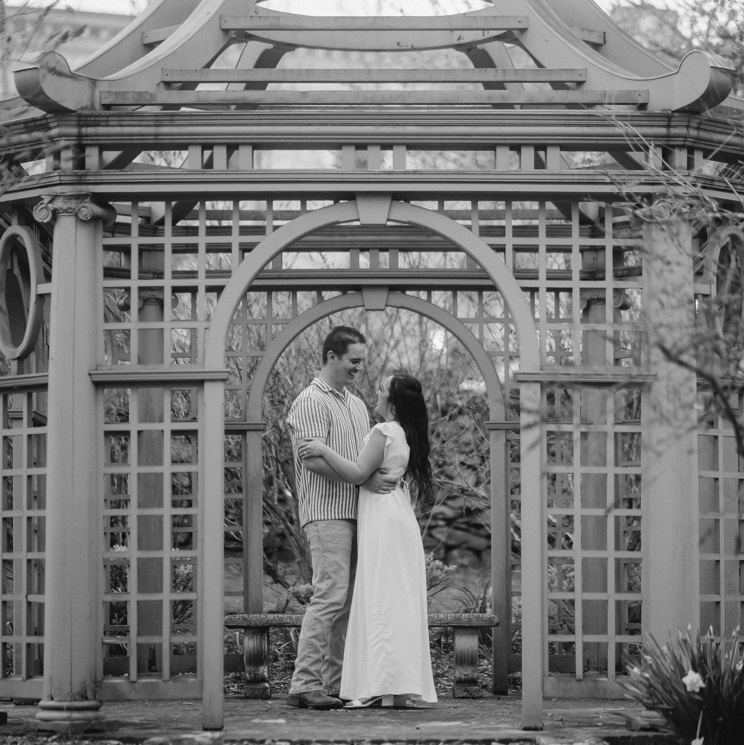 Airlie Gardens; post proposal photo shoot