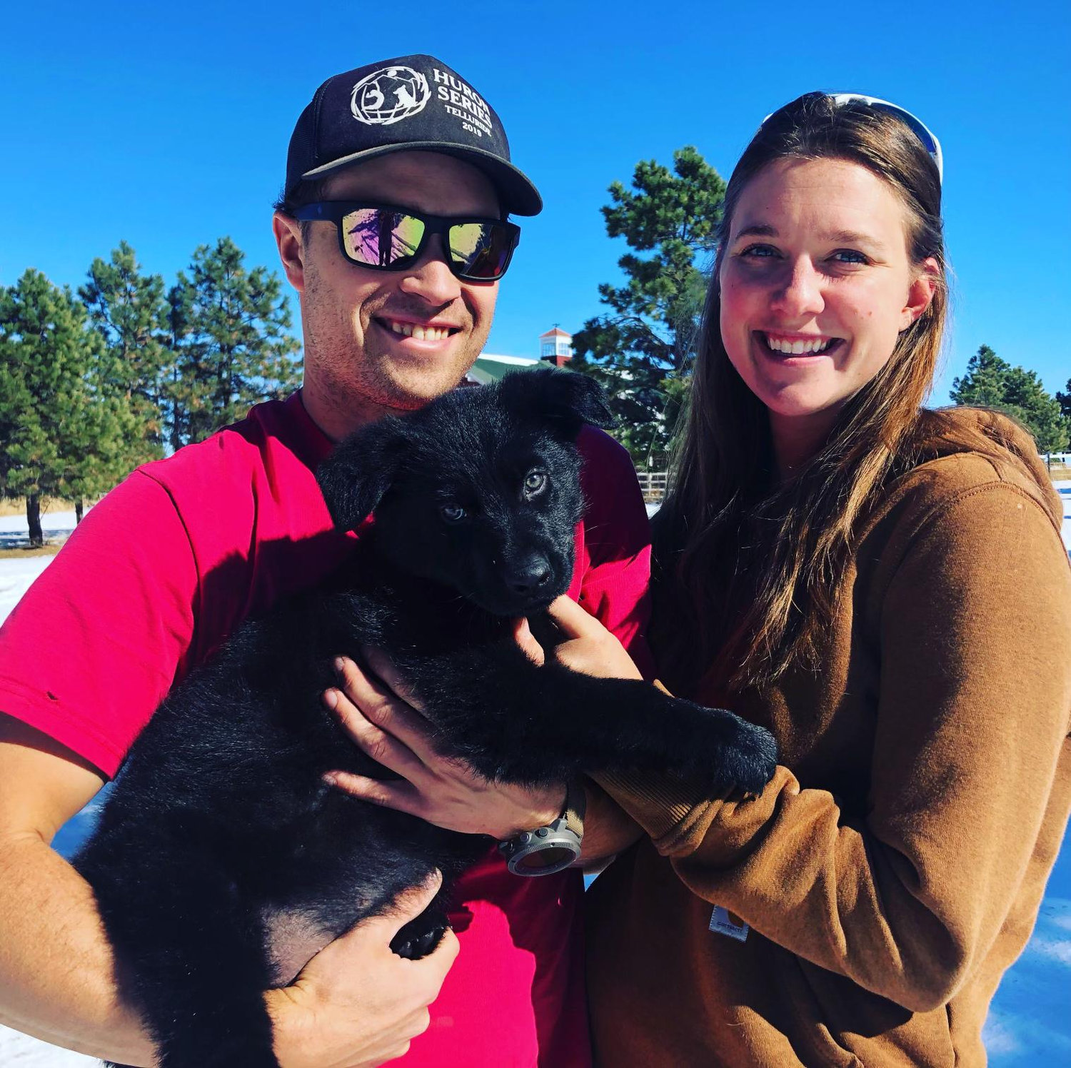 Picking up Onyx from the breeder