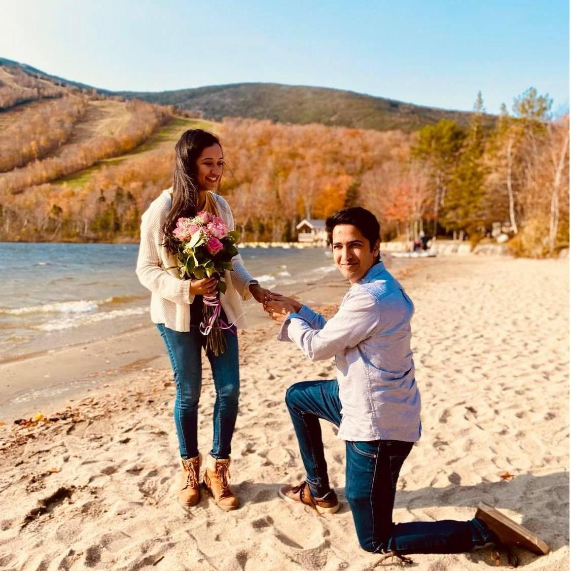 Oct 10, 2020 - The Proposal!
Echo Lake Beach, NH