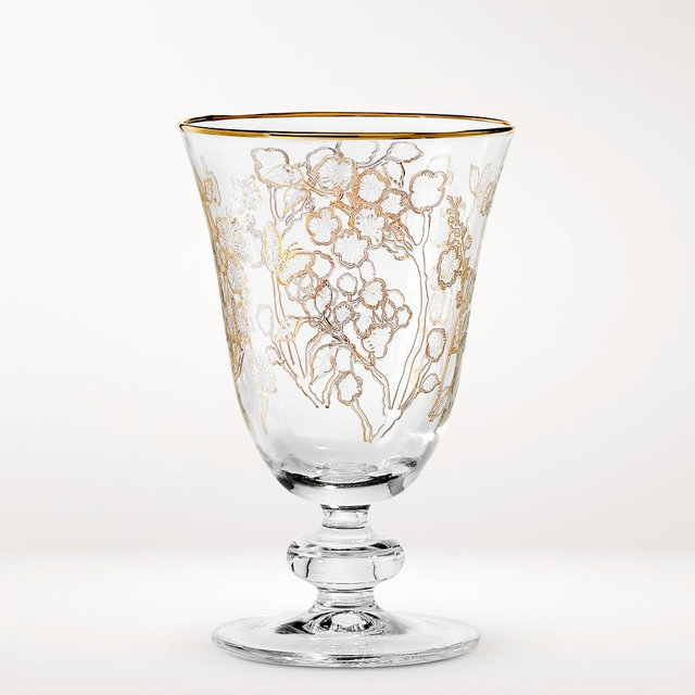Cherry Blossom Goblets, Set of 4