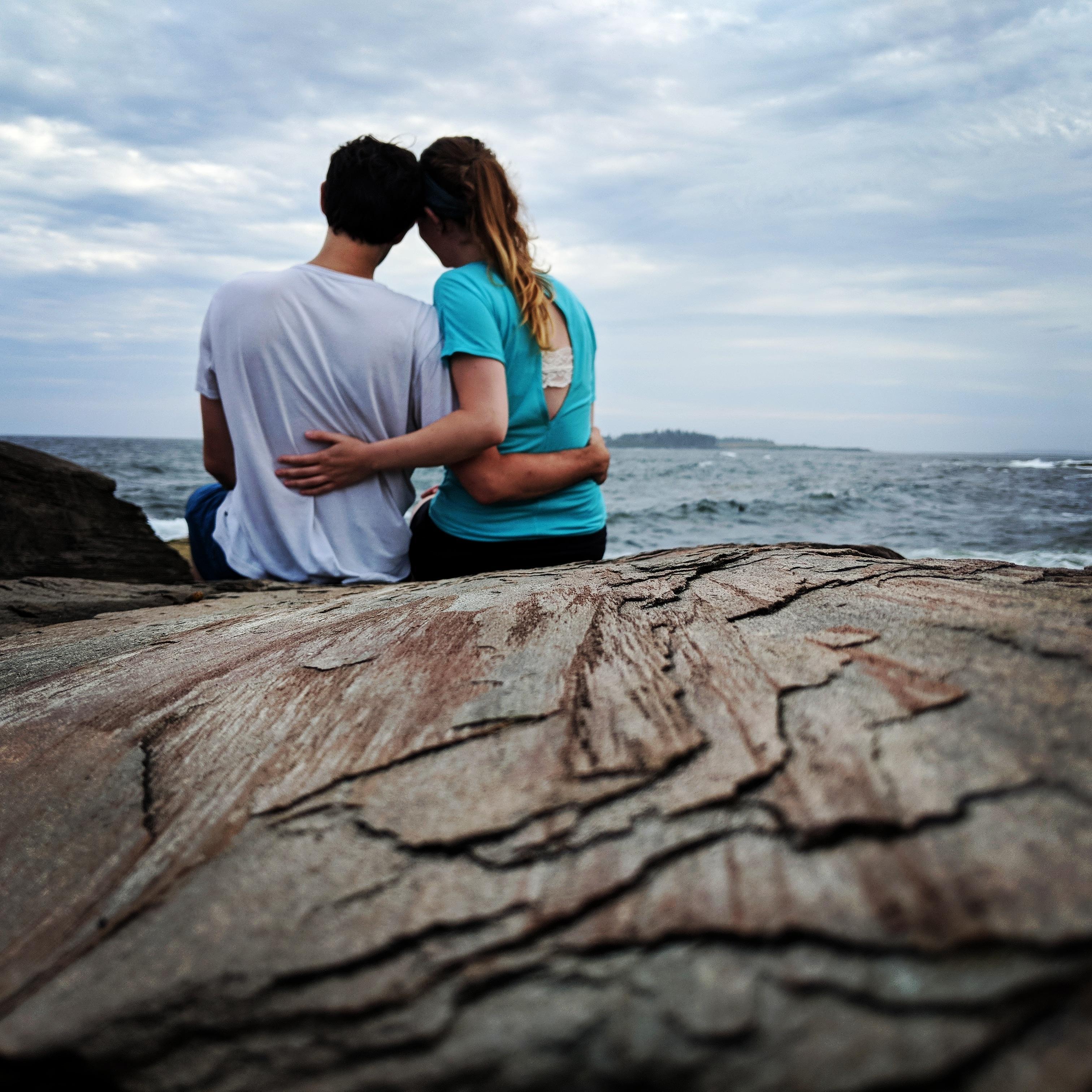 Our 3rd date together at Two Lights State Park in Cape Elizabeth. Just over a year later, Ryan would propose here.
