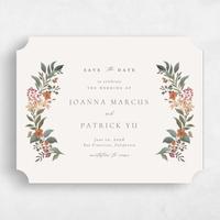 Beige Wedding Save the Date - Souci Landscape
