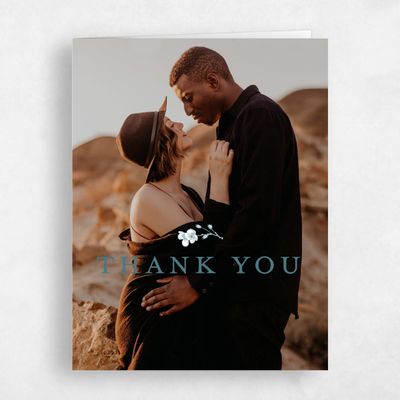 Blue Country Wedding Thank You - Millbrook Photo