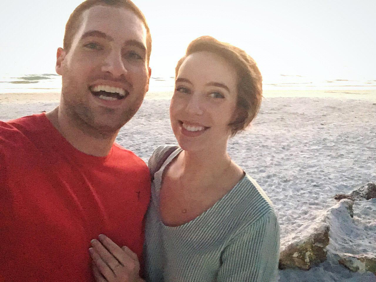 Another Florida visit! Such a nice sunset on the beach!