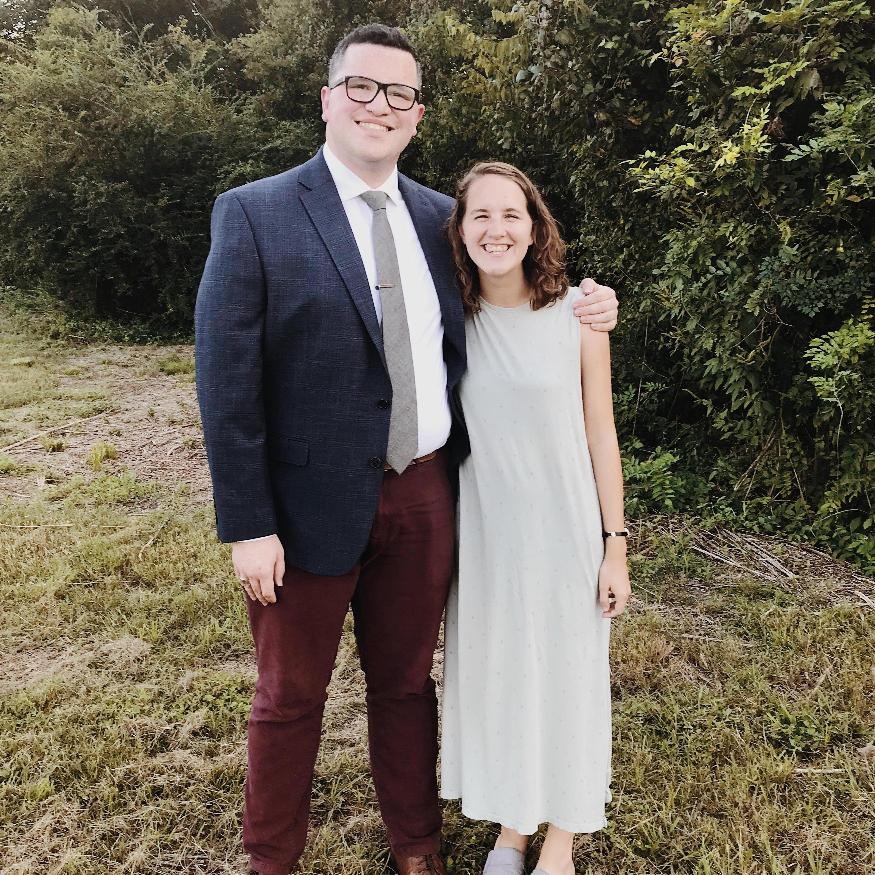 Our first event together. After arriving to a wedding a day early, we spend about 12 hours in the car together which was a true bonding experience.