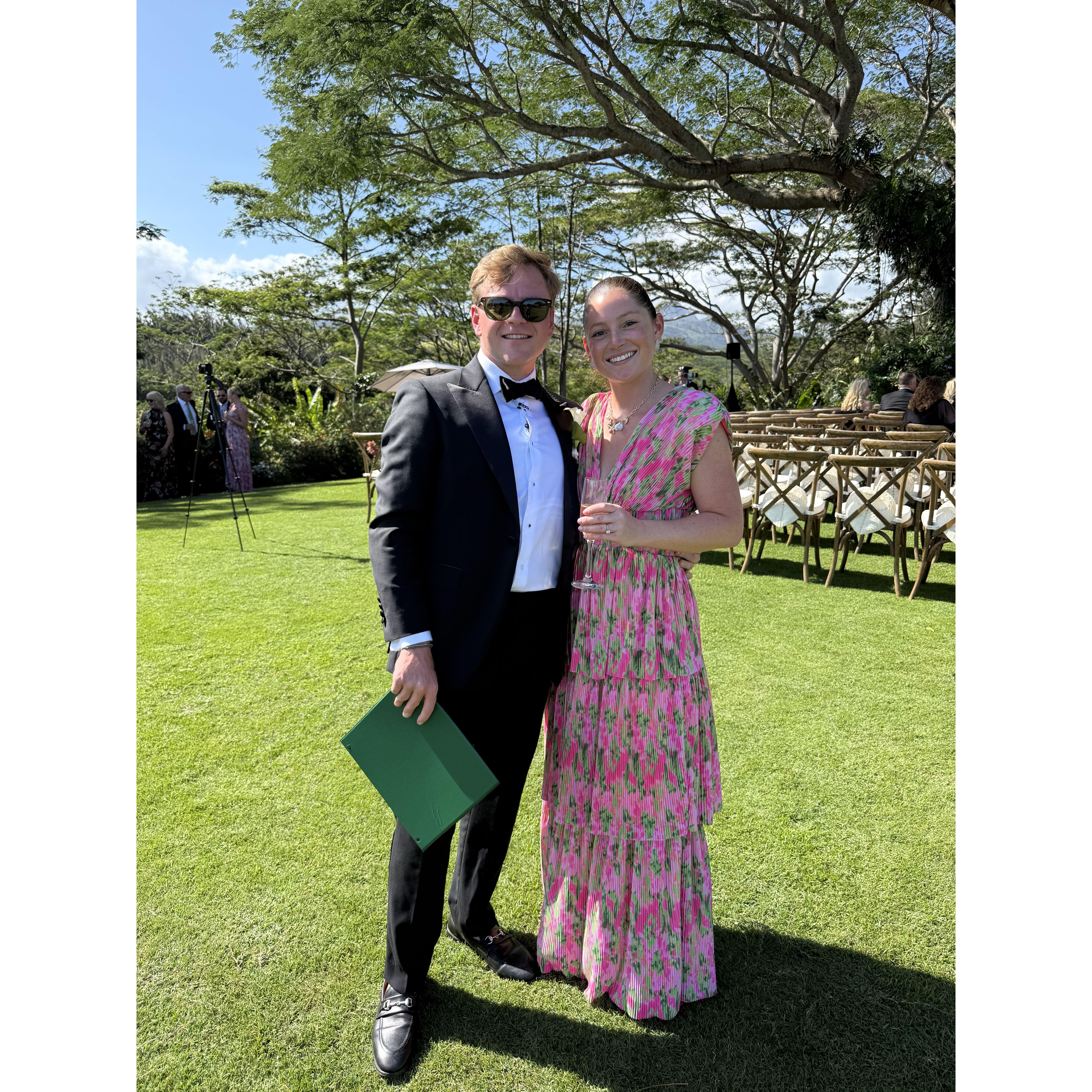 Our friend's wedding in Kauai, Hawaii, where Shane officiated - 2025