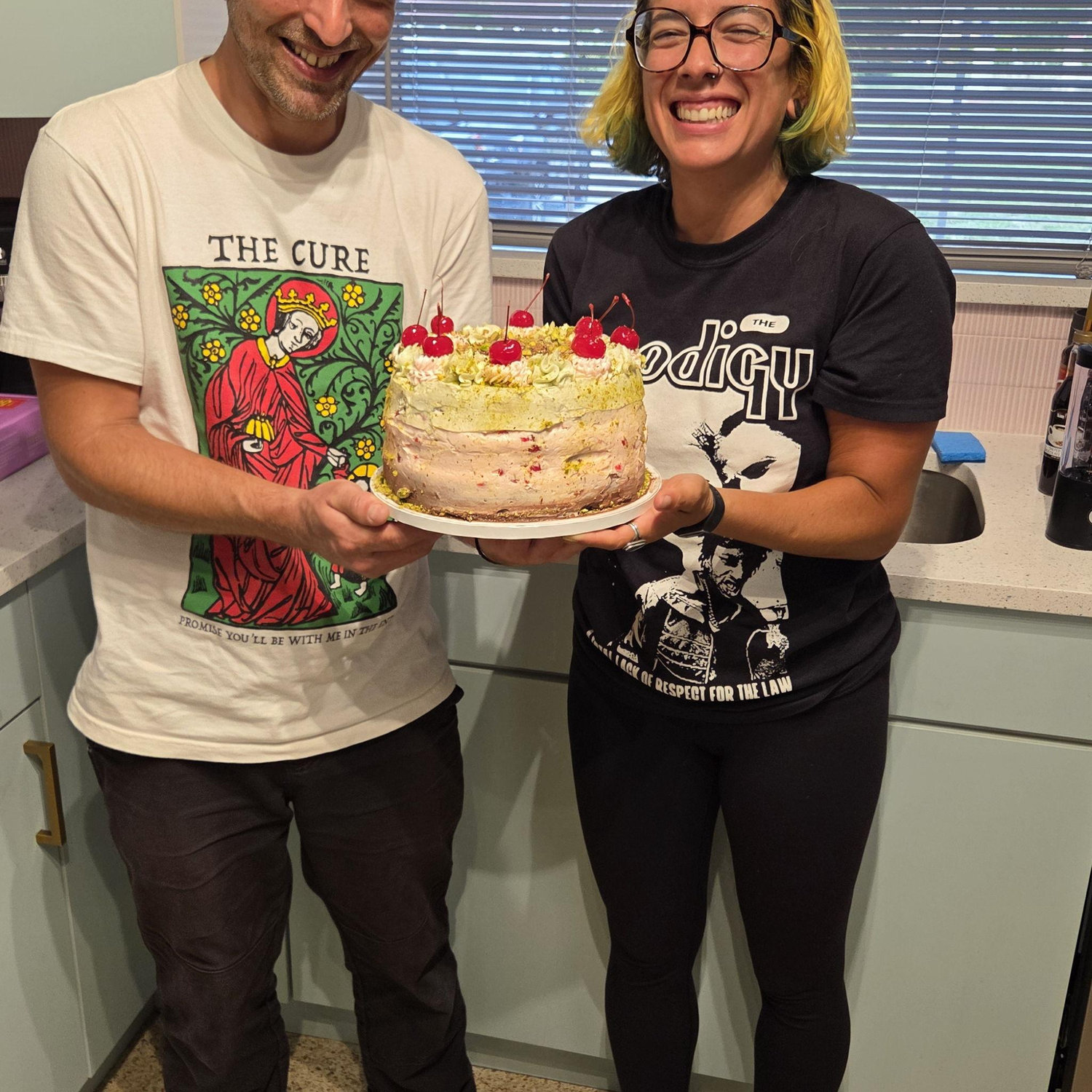 spumoni engagement cake by erika; 2025