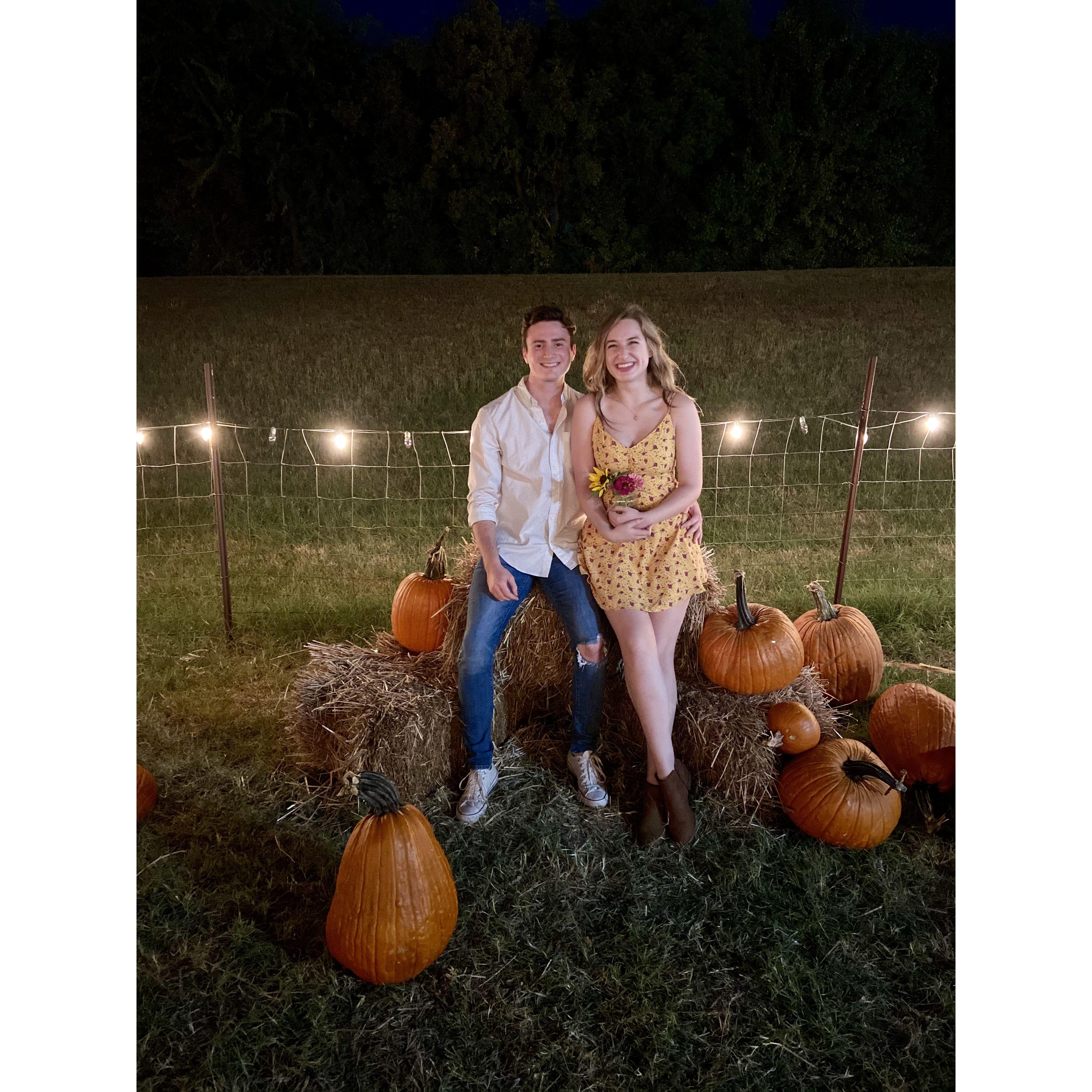 Brandon took Darcy to a fall festival a few hours before asking her to be his girlfriend. 10/10/20