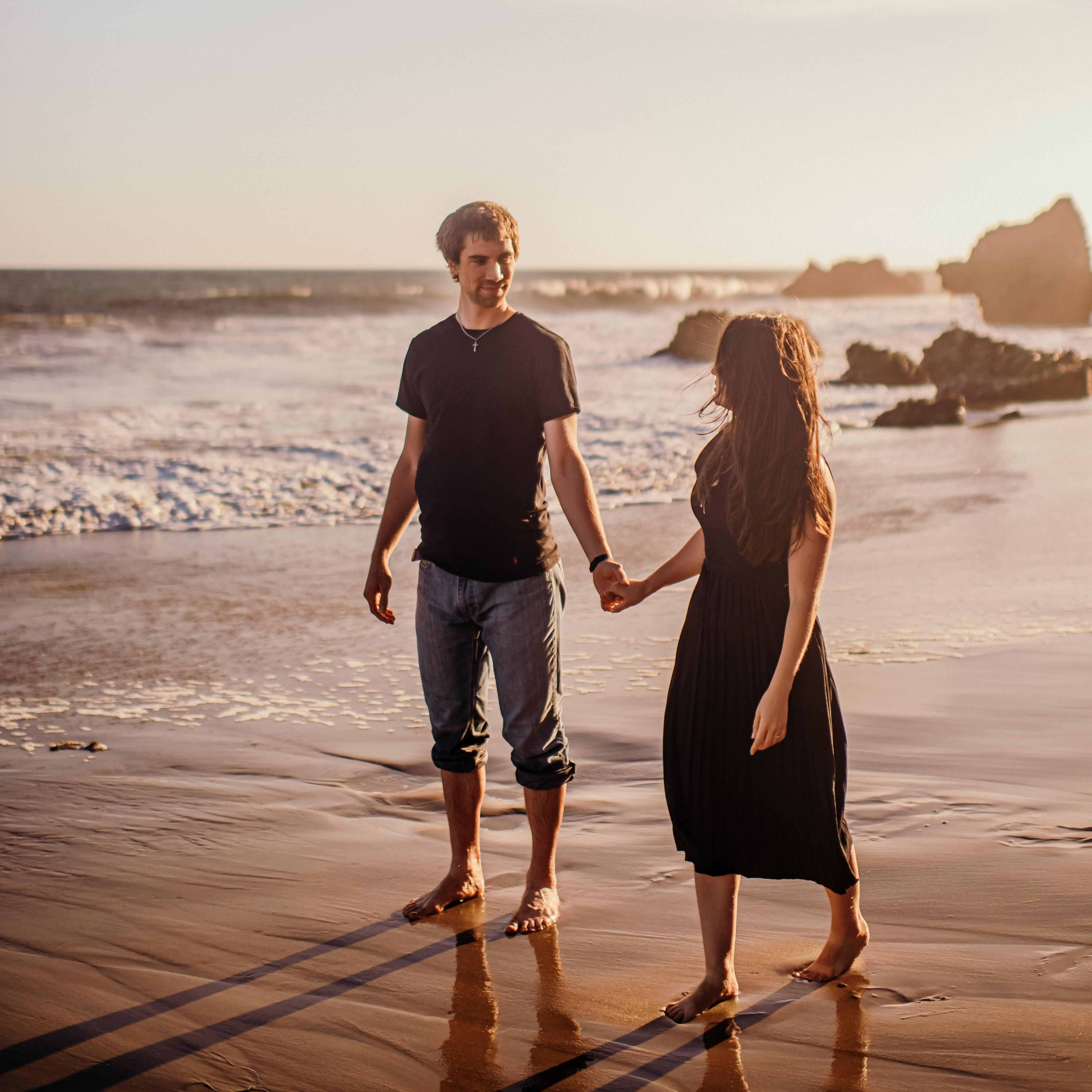 Engagement photoshot at El Matador beach in Malibu [June 2020]