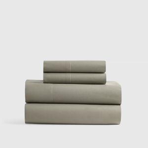 Classic Organic Percale Sheet Set - King - Dried Sage
