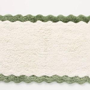 Maeve by Anthropologie Scalloped Cotton Bath Mat
