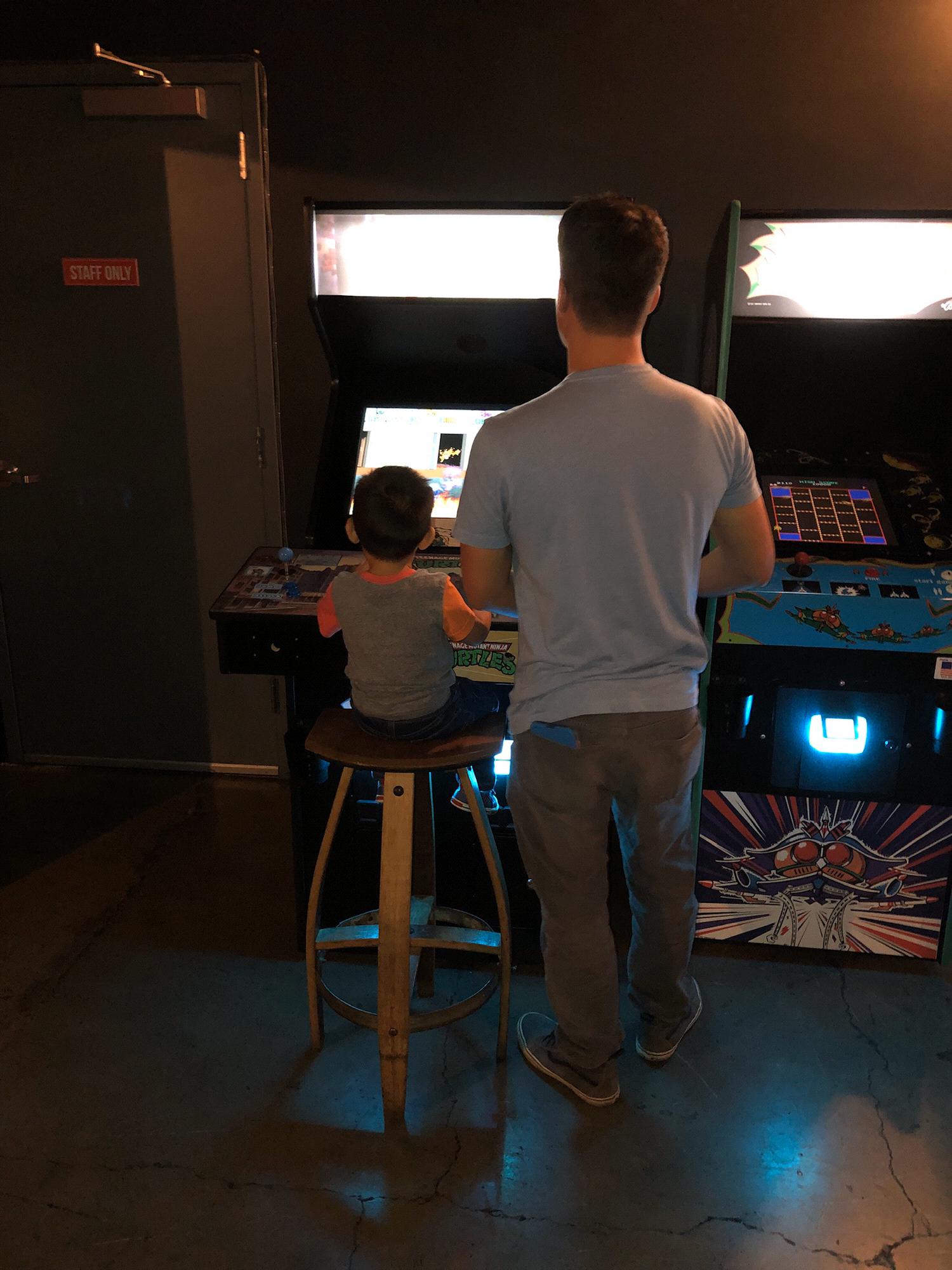 Malcolm playing with Tito Andrian