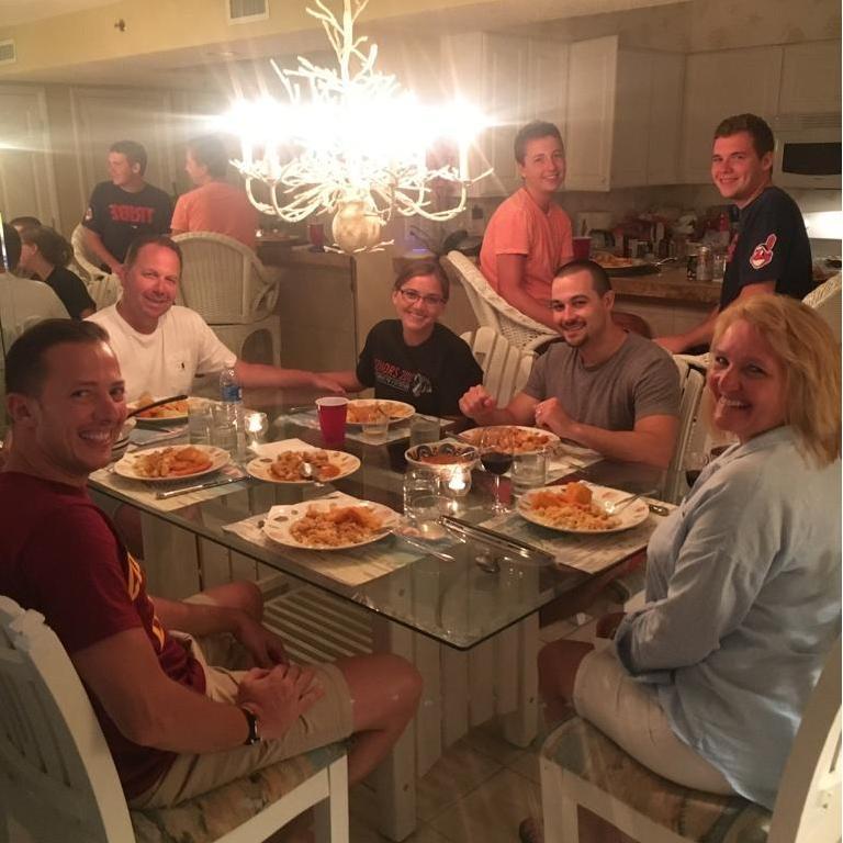 Family vacation dinner, Aymen cooked some typical Tunisian cous cous and vegetables - this one will go down in the books as we accidentally used WAY too much red pepper... oops