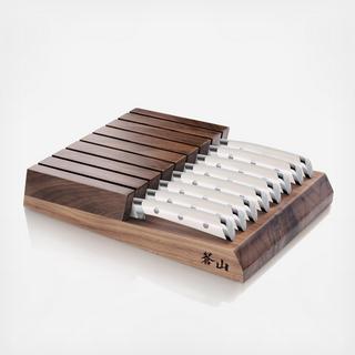 S1 Series 8-Piece Steak Knife Set with Block